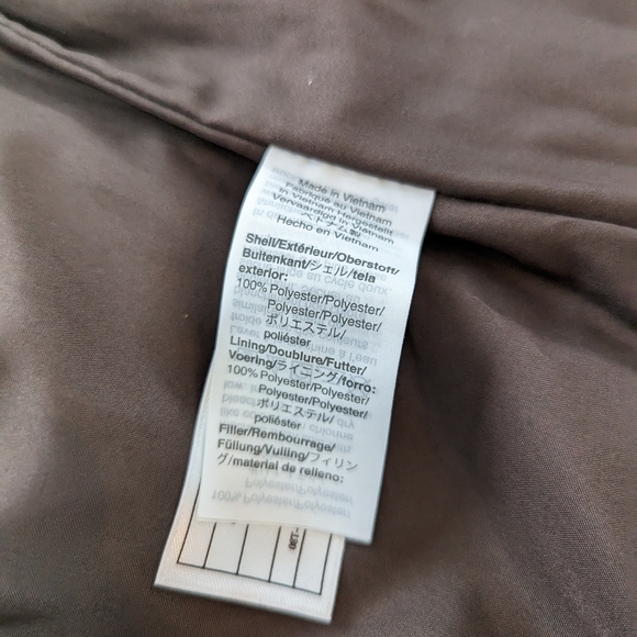 J Crew XS Leopard Zip-up Fall Quilted Puffer Vest Extra Small Brown Animal Print - Picture 8 of 8